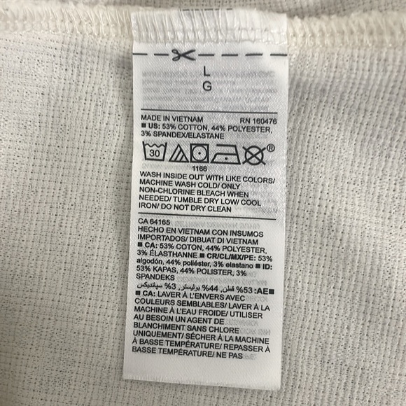 OLD NAVY Cropped Tie-Hem Textured-Knit Sleeveless Top L nwot - Picture 7 of 8